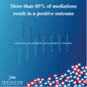 Mediations result in a positive outcome