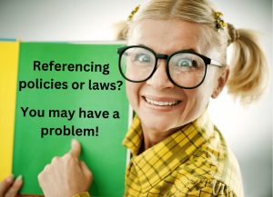 Referring to Policies is a Problem